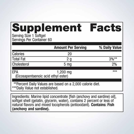 OmegaGenics Fish Oil EPA 1200 mg, MGS
